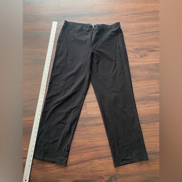 Eileen Fisher Pants Ponte RN78121/CA#34460 Black Pull on. Size PM - Picture 3 of 7